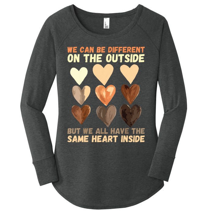 Same Heart Inside Juneteenth Black History Month Women's Perfect Tri Tunic Long Sleeve Shirt