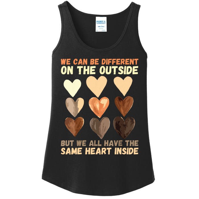 Same Heart Inside Juneteenth Black History Month Ladies Essential Tank