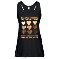 Same Heart Inside Juneteenth Black History Month Ladies Essential Flowy Tank