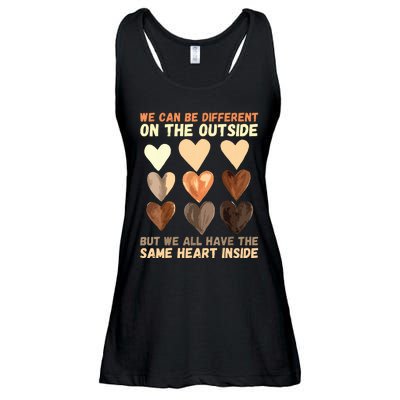 Same Heart Inside Juneteenth Black History Month Ladies Essential Flowy Tank