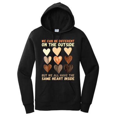 Same Heart Inside Juneteenth Black History Month Women's Pullover Hoodie