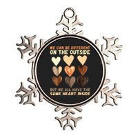 Same Heart Inside Juneteenth Black History Month Metallic Star Ornament