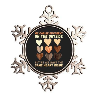 Same Heart Inside Juneteenth Black History Month Metallic Star Ornament