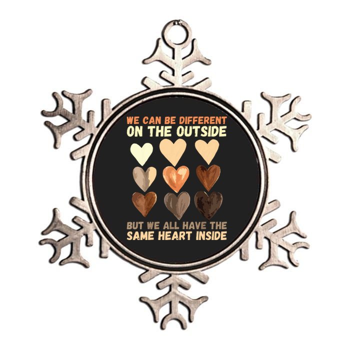 Same Heart Inside Juneteenth Black History Month Metallic Star Ornament