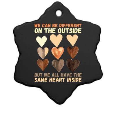 Same Heart Inside Juneteenth Black History Month Ceramic Star Ornament