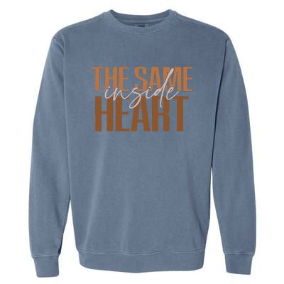 Same Heart Inside Juneteenth Black History Month Women Garment-Dyed Sweatshirt