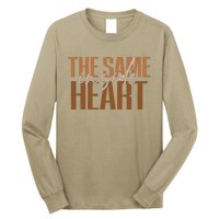 Same Heart Inside Juneteenth Black History Month Women Long Sleeve Shirt