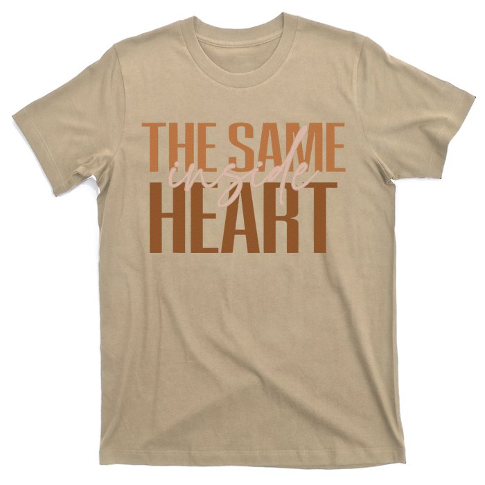 Same Heart Inside Juneteenth Black History Month Women T-Shirt