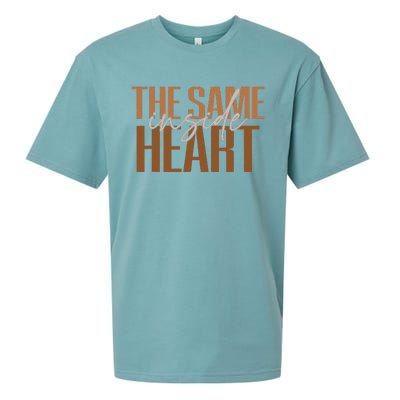 Same Heart Inside Juneteenth Black History Month Women Sueded Cloud Jersey T-Shirt