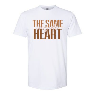 Same Heart Inside Juneteenth Black History Month Women Softstyle CVC T-Shirt