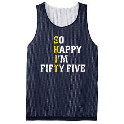 So Happy IM Fifty Five Mesh Reversible Basketball Jersey Tank