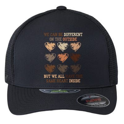 Same Heart Inside Juneteenth Black History Month Great Gift Flexfit Unipanel Trucker Cap