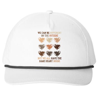 Same Heart Inside Juneteenth Black History Month Great Gift Snapback Five-Panel Rope Hat