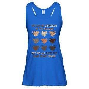 Same Heart Inside Juneteenth Black History Month Great Gift Ladies Essential Flowy Tank