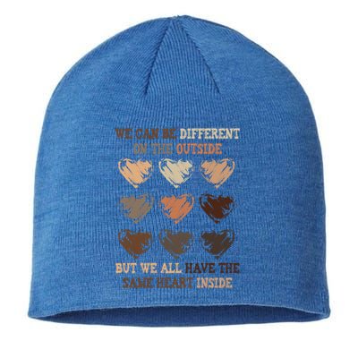 Same Heart Inside Juneteenth Black History Month Great Gift Sustainable Beanie