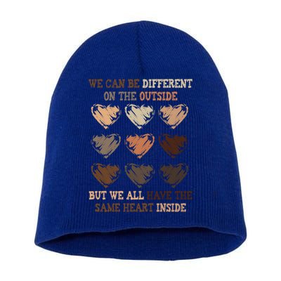 Same Heart Inside Juneteenth Black History Month Great Gift Short Acrylic Beanie