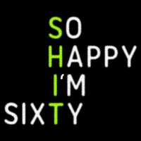So Happy IM Sixty 60 Year Old Gag Gift Funny 60th Birthday Impact Tech Backpack