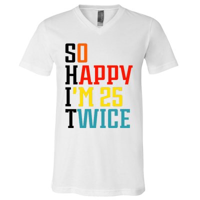 So Happy IM 25 Twice V-Neck T-Shirt