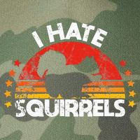Squirrel Hunting I Hate Squirrel Hunter Retro Design Legacy Tie Dye Trucker Hat