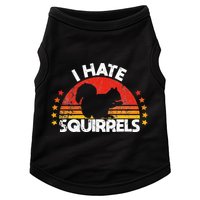 Squirrel Hunting I Hate Squirrel Hunter Retro Design Doggie Tank