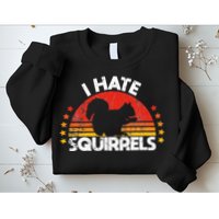 Squirrel Hunting I Hate Squirrel Hunter Retro Design Sweatshirt
