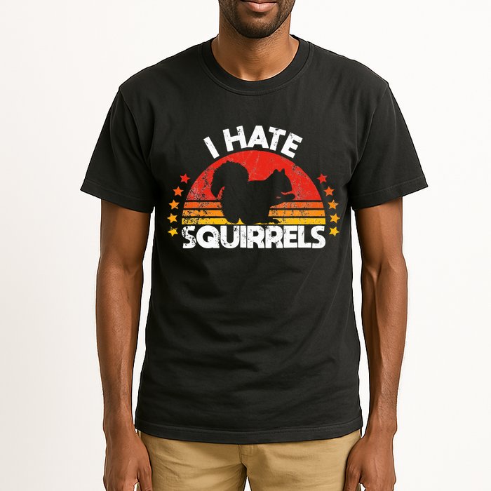 Squirrel Hunting I Hate Squirrel Hunter Retro Design Tall T-Shirt