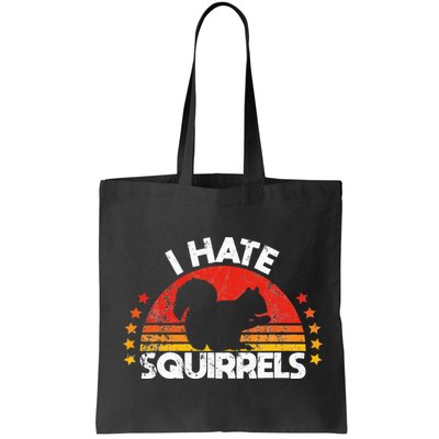 Squirrel Hunting I Hate Squirrel Hunter Retro Design Bag