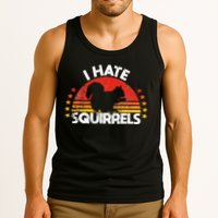 Squirrel Hunting I Hate Squirrel Hunter Retro Design Tank Top