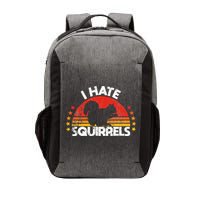 Squirrel Hunting I Hate Squirrel Hunter Retro Design Vector Backpack