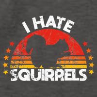 Squirrel Hunting I Hate Squirrel Hunter Retro Design Vector Backpack