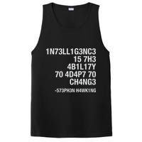 Stephen Hawking Intelligence Is The Ability To Adapt To Change Funny PosiCharge Competitor Tank