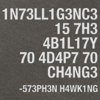 Stephen Hawking Intelligence Is The Ability To Adapt To Change Funny Cotton Canvas Backpack