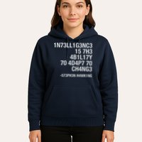 Stephen Hawking Intelligence Is The Ability To Adapt To Change Funny Hoodie