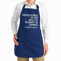 Stephen Hawking Intelligence Is The Ability To Adapt To Change Funny Apron
