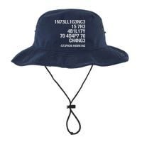 Stephen Hawking Intelligence Is The Ability To Adapt To Change Funny Bucket Hat