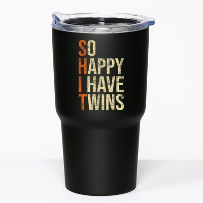 So Happy I Have Twins Twin Dad Father Mother Of Twins Tumbler