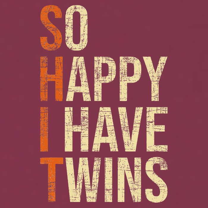 So Happy I Have Twins Twin Dad Father Mother Of Twins 16oz Travel Tumbler
