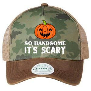 So Handsome Its Scary Funny Halloween Legacy Tie Dye Trucker Hat