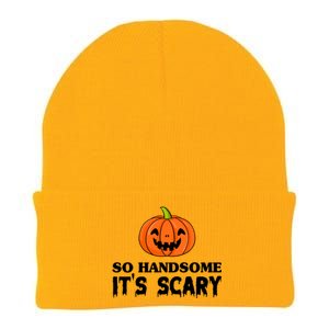 So Handsome Its Scary Funny Halloween Knit Cap Winter Beanie