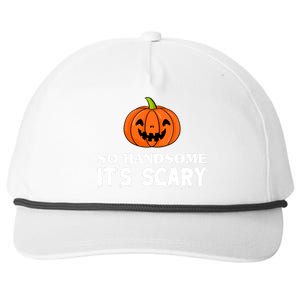 So Handsome Its Scary Funny Halloween Snapback Five-Panel Rope Hat