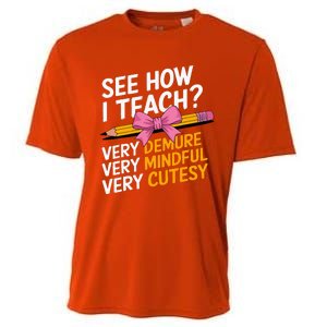 See How I Teach Teacher Cooling Performance Crew T-Shirt