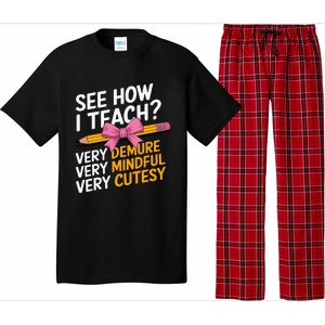 See How I Teach Teacher Pajama Set