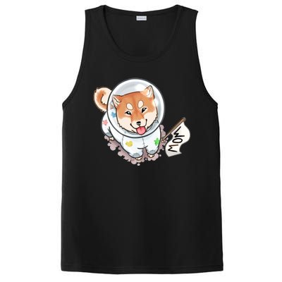 Shiba Inu Astronaut Cute Mom PosiCharge Competitor Tank