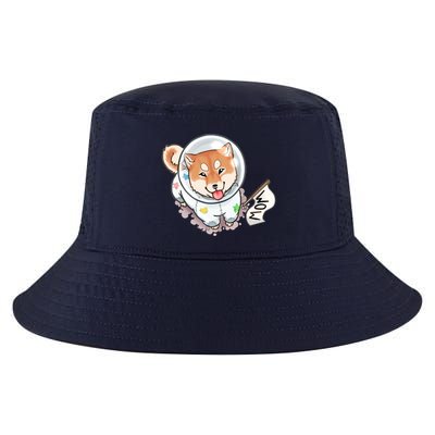 Shiba Inu Astronaut Cute Mom Cool Comfort Performance Bucket Hat