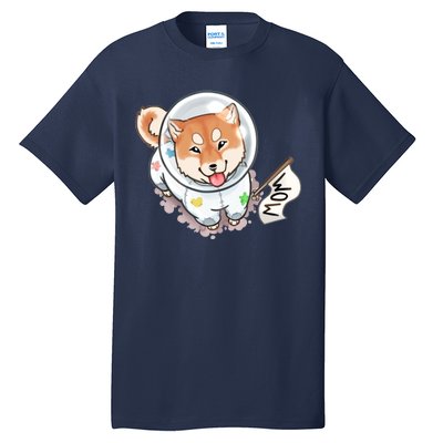 Shiba Inu Astronaut Cute Mom Tall T-Shirt