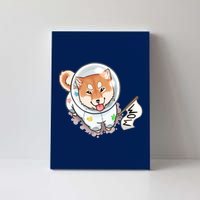 Shiba Inu Astronaut Cute Mom Canvas