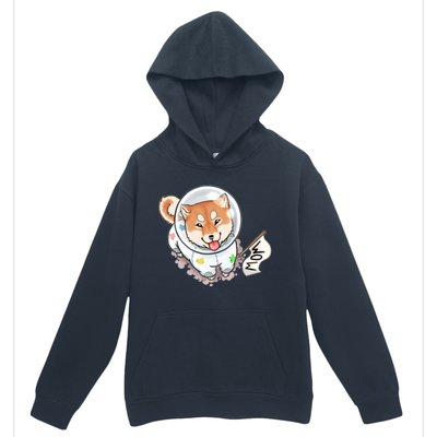 Shiba Inu Astronaut Cute Mom Urban Pullover Hoodie