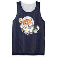 Shiba Inu Astronaut Cute Mom Mesh Reversible Basketball Jersey Tank