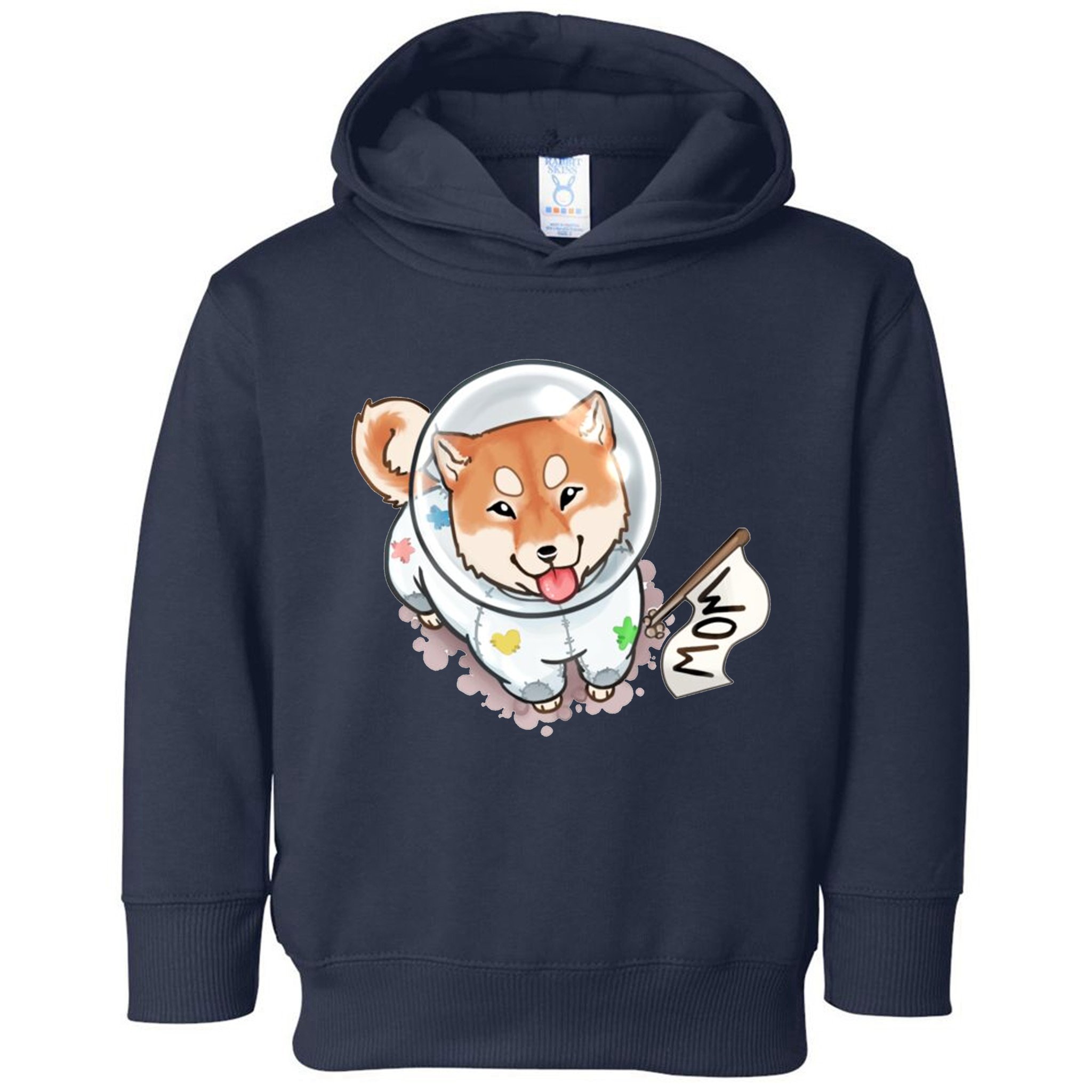 Shiba Inu Astronaut Cute Mom Toddler Hoodie