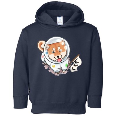 Shiba Inu Astronaut Cute Mom Toddler Hoodie